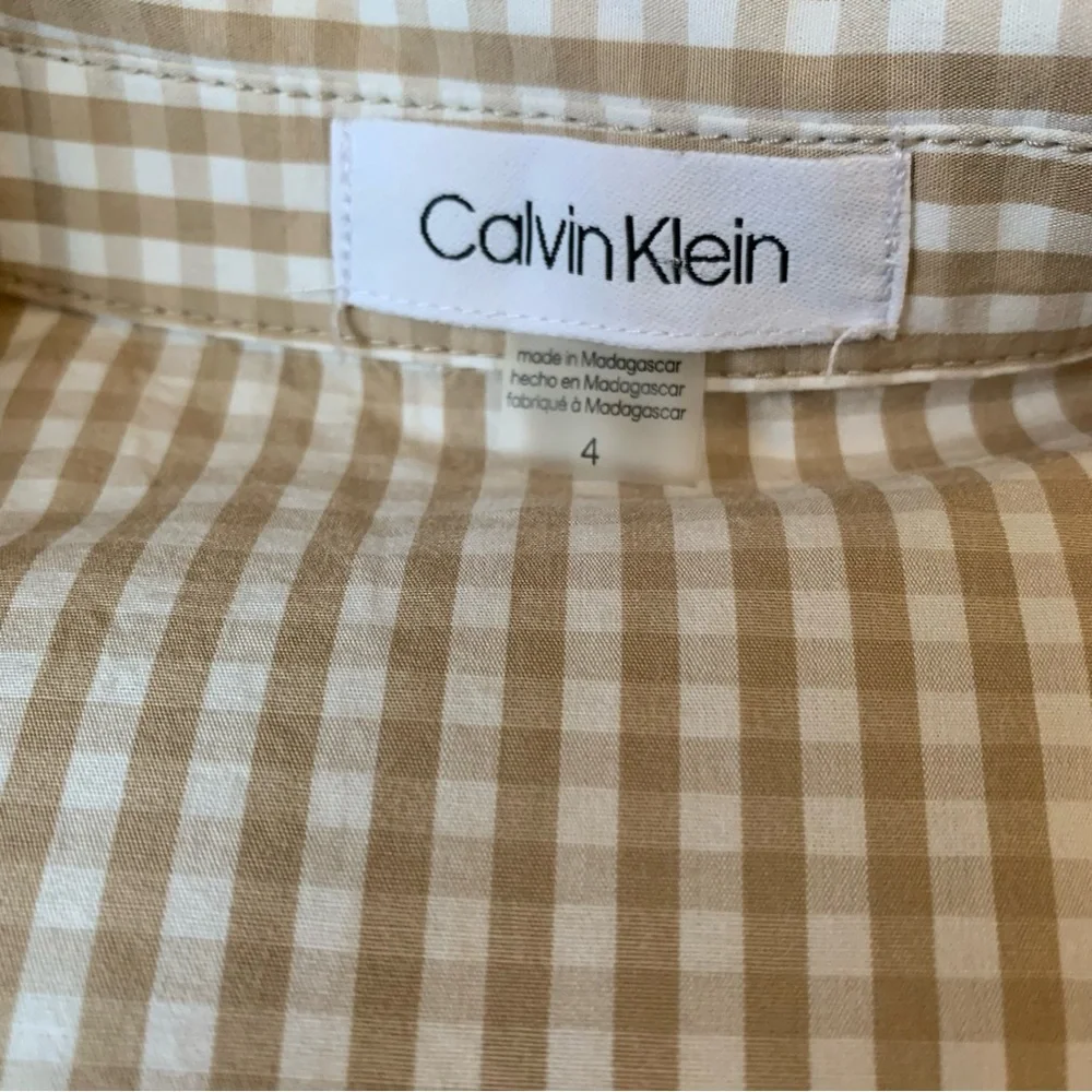 CALVIN KLEIN | Gingham Retro Dress Size 4 - Picture 6 of 10